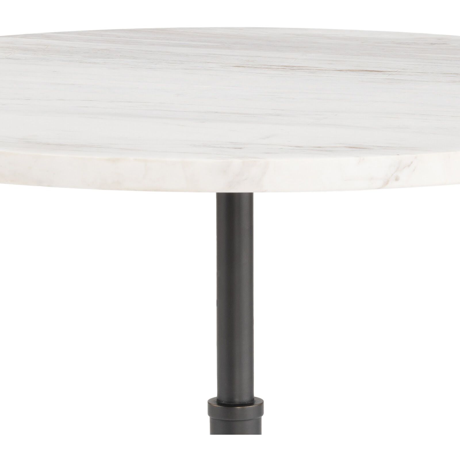 Myles 24 X 24 inch Oil Rubbed Bronze Accent Table, Large